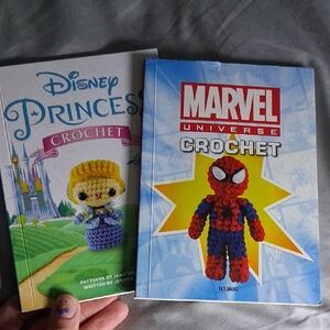 Disney Princess and Marvel Universe Crochet Books